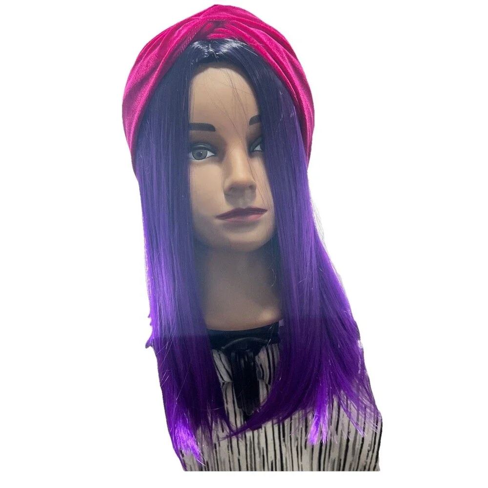 Dark Pink Velvet Twist Headband Hair Accessory From Claire’s Stretchy Headband